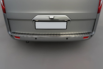 Ford Custom 2013-2022 Chrome trim above license plate (for camera, stainless steel) photo 1