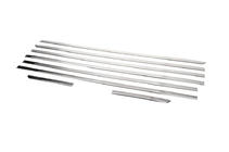 Ford Custom 2013-2022 Lower Window Trim Moldings (8 pcs, Stainless Steel) photo 3