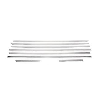 Lower Window Trim Moldings (8 pcs, Stainless Steel) Ford Custom 2013-2022 photo 2