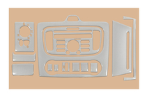 Ford Focus II 2008-2011 Dashboard Trim Clima (Mini-Set, Aluminum) photo 2