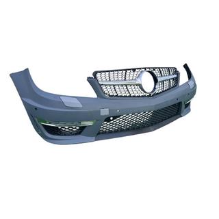 Front bumper 2011-2014 AMG C63 with Diamond Silver grille photo 3