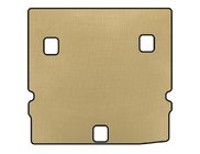 Chevrolet Orlando 2010-2018 Trunk Mat V-2 (Beige) photo 1