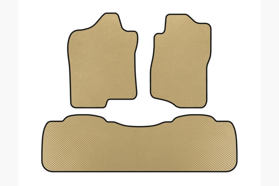 Chevrolet Suburban 2007-2014 EVA Floor Mats (Beige) Image
