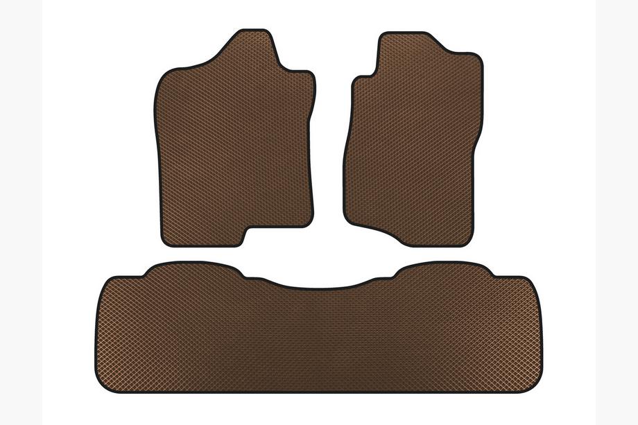 Chevrolet Suburban 2007-2014 EVA Floor Mats (Brown) Image