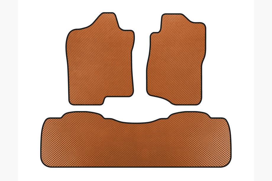 Chevrolet Suburban 2007-2014 EVA Floor Mats (Orange) Image