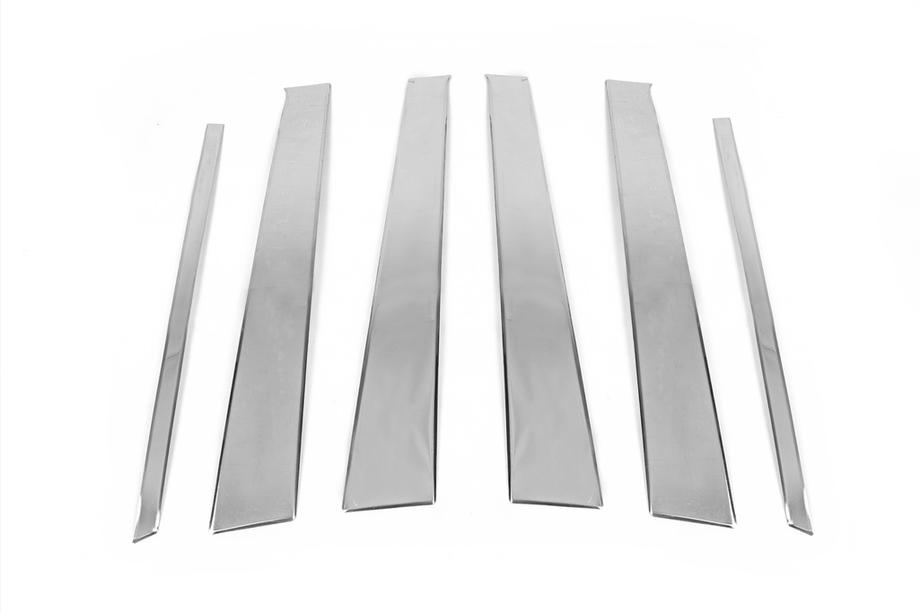 Honda CRV 2001-2006 Stainless Steel Door Pillar Trim (6 pcs) Photo 2