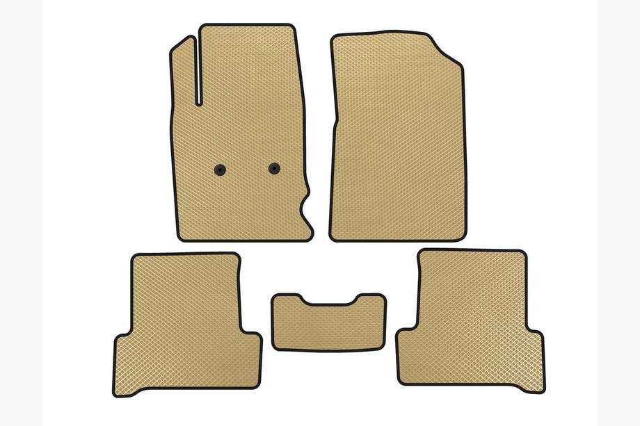 Chevrolet Colorado 2012–2022 2012-2022 EVA Floor Mats (Beige) Image