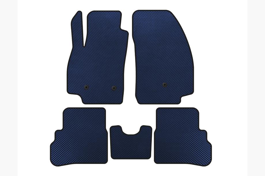 Chevrolet Spark 2015-2023 EVA Floor Mats (2018-2023, Blue) Image