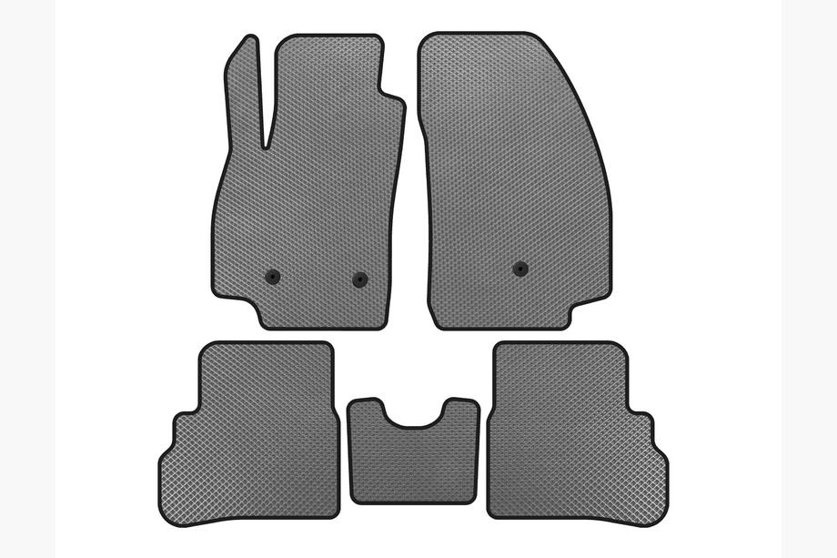 Chevrolet Spark 2015-2023 EVA Floor Mats (2018-2023, Gray) Image
