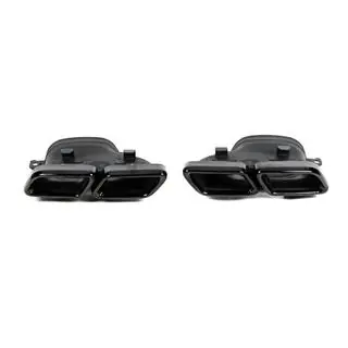 Exhaust Tips Black AMG photo 1