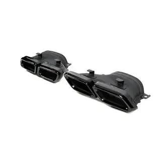 Exhaust Tips Black AMG photo 2