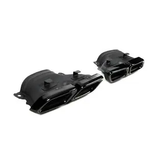 Exhaust Tips Black AMG photo 3