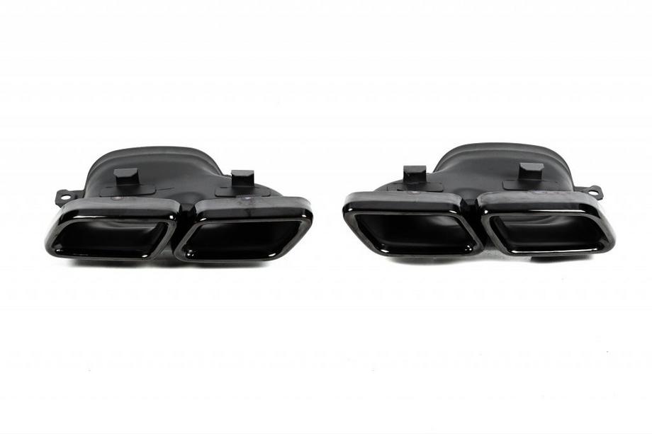Mercedes-Benz Exhaust Tips Black AMG Photo 1