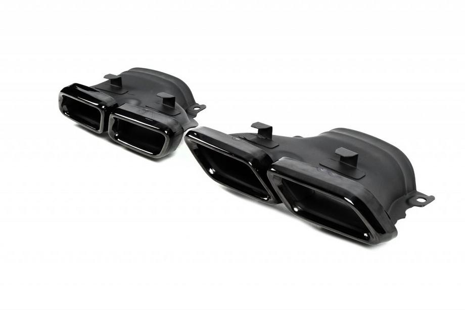 Mercedes-Benz Exhaust Tips Black AMG Photo 2
