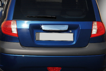 Hyundai Getz 2002- Chrome trim above license plate (2006↗, stainless steel) photo 3