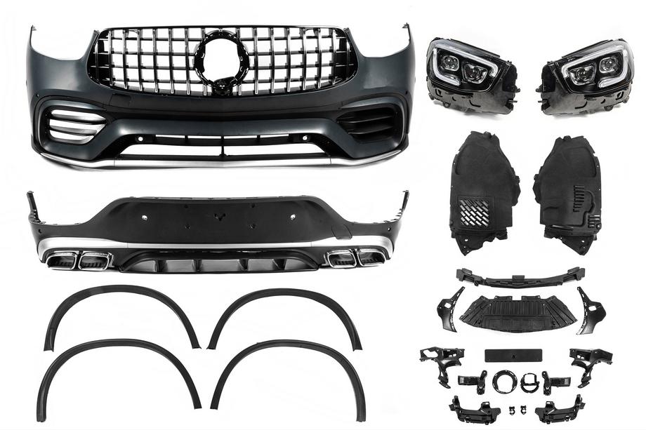 Mercedes GLC coupe C253 2016-2023 Facelift Kit to GLC63 2022 Image