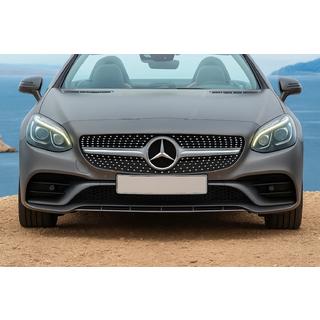 Front Grille Diamond Silver Mercedes SLC R172 2016-2020 photo 1