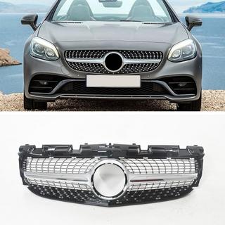 Front Grille Diamond Silver Mercedes SLC R172 2016-2020 photo 3