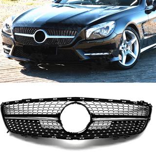 Front Grille Diamond Black (2012-2016) Mercedes SL R231 2012-2020 photo 1