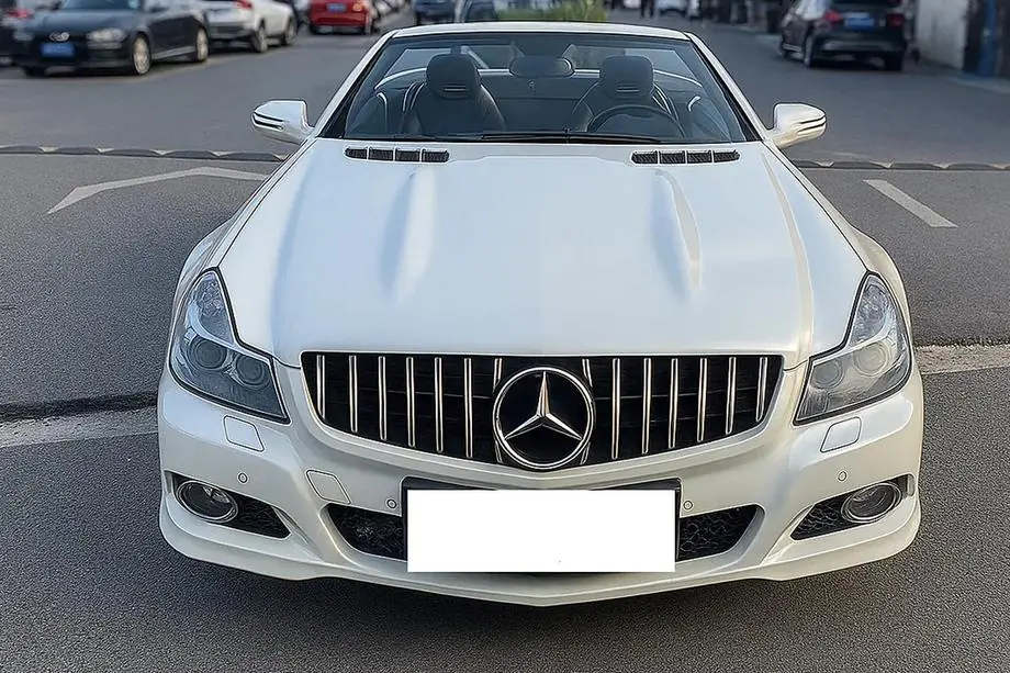 Mercedes SL R230 2001-2011 Front Grille GT Panamericana (2008-2011) Image