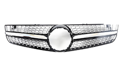 Mercedes SL R230 2001-2011 Front Grille Diamond Black (2008-2011) photo 2