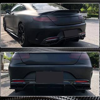 Rear Bumper Diffuser V2 (for Coupe/Cabriolet C63 AMG 2015-2019, Carbon) photo 4