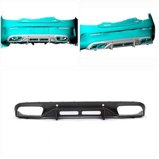 Rear Bumper Diffuser (for Coupe/Cabriolet C63 AMG 2019-2021, Carbon) photo 2
