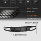 Mercedes C-class W205 2014-2021 Rear Bumper Diffuser V1 for Coupe/Cabriolet C63 AMG 2015-2019 Carbon photo 2