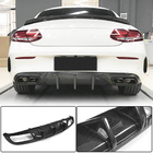 Mercedes C-class W205 2014-2021 Rear Bumper Diffuser V1 for Coupe/Cabriolet C63 AMG 2015-2019 Carbon photo 1
