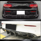 Mercedes C-class W205 2014-2021 Rear Bumper Diffuser V1 for Coupe/Cabriolet C63 AMG 2015-2019 Carbon photo 4