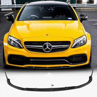 Front Bumper Lip V1 (for Coupe/Cabriolet C63 AMG 2015-2019, Carbon) photo 1