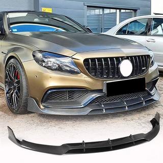 Front Bumper Lip V2 (for Coupe/Cabriolet C63 AMG 2015-2019, Carbon) photo 1
