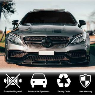 Front Bumper Lip V2 (for Coupe/Cabriolet C63 AMG 2015-2019, Carbon) photo 3