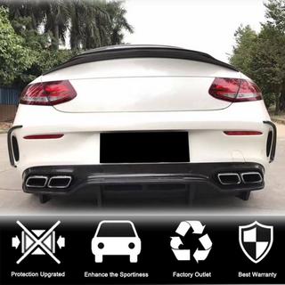 Rear bumper covers (for Coupe/Cabriolet C63 AMG 2015-2019, Carbon) photo 2