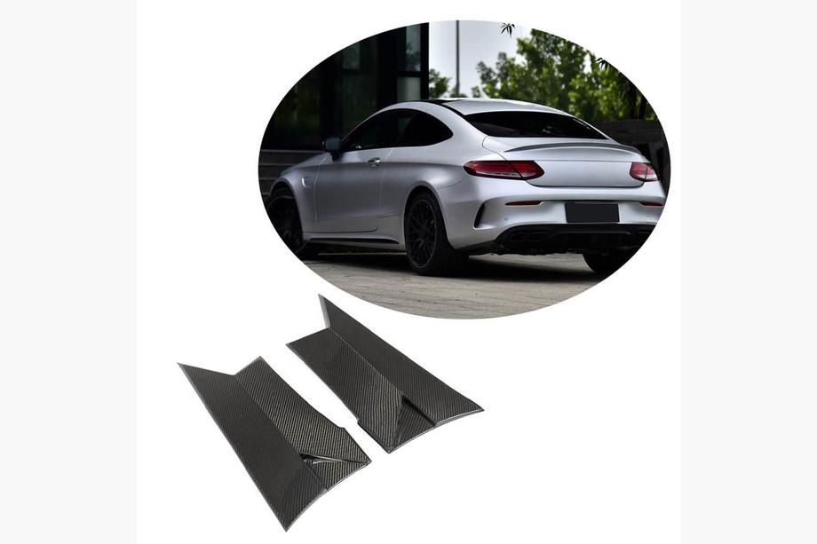Mercedes C-class W205 2014-2021 Carbon Rear Fender Covers (for Coupe/Cabriolet C63 AMG 2015-2019) Photo 1