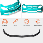 Mercedes C-class W205 2014-2021 Front Bumper Lip V3 (for Coupe/Cabriolet C63 AMG 2015-2019, Carbon) photo 2