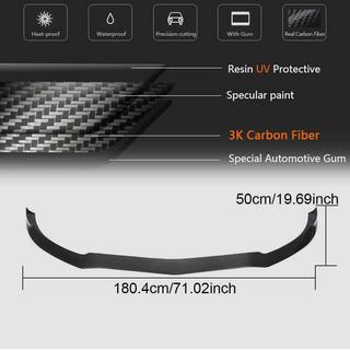 Front Bumper Lip V3 (for Coupe/Cabriolet C63 AMG 2015-2019, Carbon) photo 4