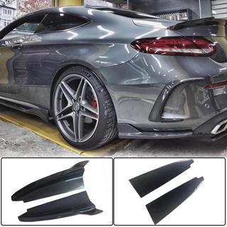 Rear Bumper Extensions V2 (for Coupe/Cabriolet AMG-Line / C43 AMG 2015-2019, Carbon) photo 1