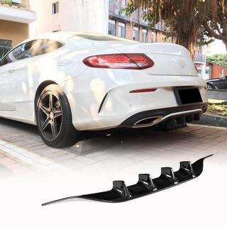 Rear Bumper Diffuser for AMG-Line / C43 AMG Coupe/Cabriolet 2015-2019, Carbon photo 1