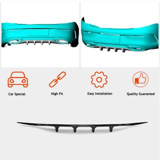 Rear Bumper Diffuser for AMG-Line / C43 AMG Coupe/Cabriolet 2015-2019, Carbon photo 3