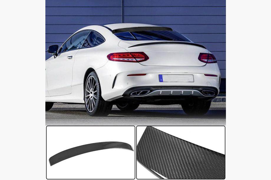 Mercedes C-class W205 2014-2021 Spoiler V2 (for Coupe 2015-2019, Carbon) Photo 1