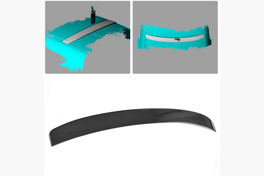 Mercedes C-class W205 2014-2021 Spoiler V2 (for Coupe 2015-2019, Carbon) Photo 2