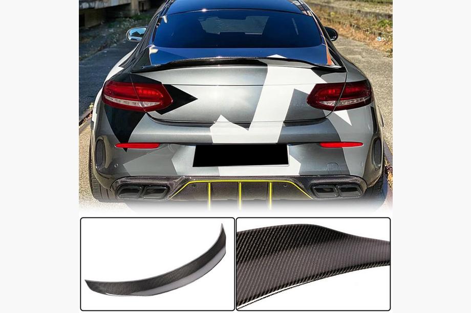 Mercedes C-class W205 2014-2021 Spoiler V4 (for Coupe 2015-2019, Carbon) Image