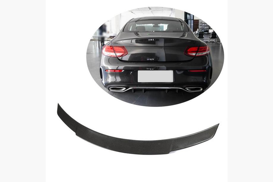 Mercedes C-class W205 2014-2021 Spoiler V7 (for Coupe 2015-2019, Carbon) Image