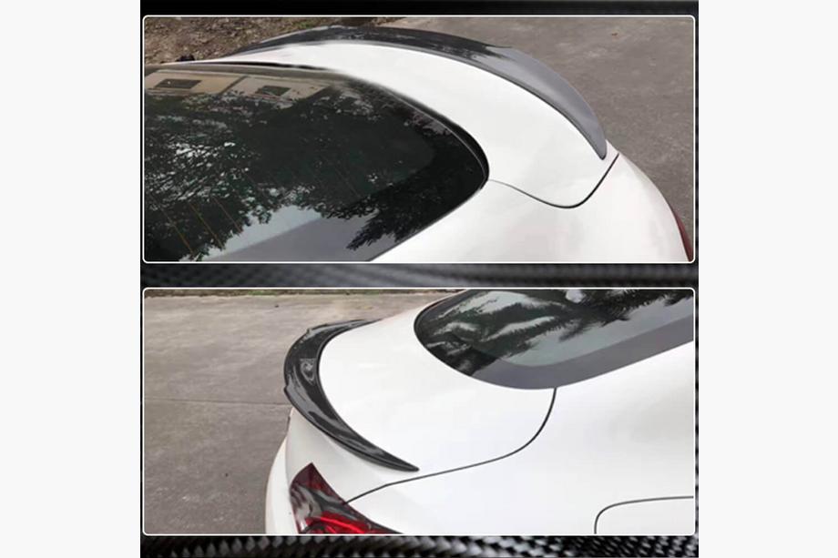 Mercedes C-class W205 2014-2021 Spoiler V9 (for Coupe 2015-2019, Carbon) Photo 3