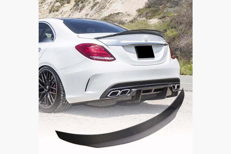 Mercedes C-class W205 2014-2021 Spoiler V4 (for SD 2015-2021, Carbon) Image