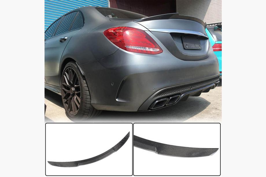 Mercedes C-class W205 2014-2021 Spoiler V6 (for SD 2015-2021, Carbon) Image