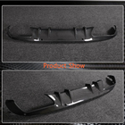 Mercedes C-class W205 2014-2021 Rear Bumper Diffuser (for SD Base 2015-2019, Carbon) photo 2