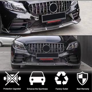 Front Bumper Lip Spoiler (for SD AMG-Line 2019-2021, Carbon) photo 2