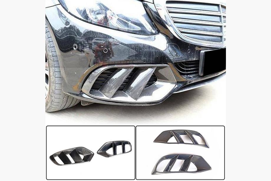 Mercedes C-class W205 2014-2021 Carbon Fog Light Covers (for SD Base 2015-2019) Image